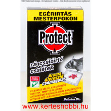 Rágcsálóirtó csalétek Protect 7*20 g Fekete