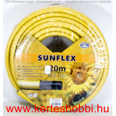 Locsoló tömlő /Sunflex - sárga/ 1/2" 20m
