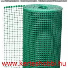 Kertirács műanyag zöld 1 méter 10x10mm 25fm/tekercs